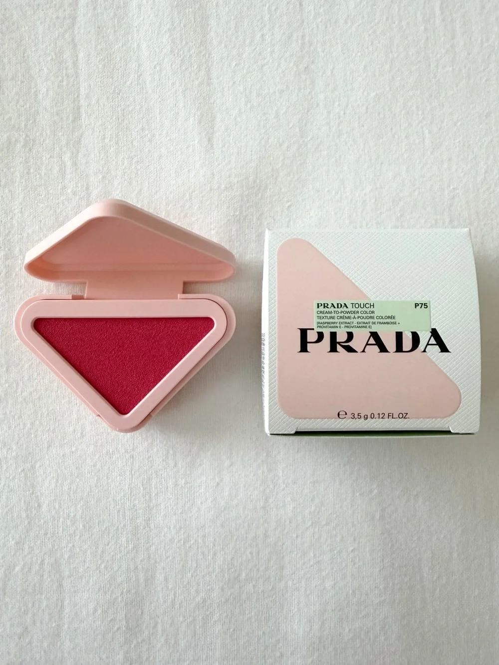 Prada Touch Cream To Powder Blush - P75 Tulip - Baby Pink